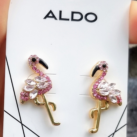 Aldo Jewelry - Aldo Bouchea Pink Flamingo Earrings